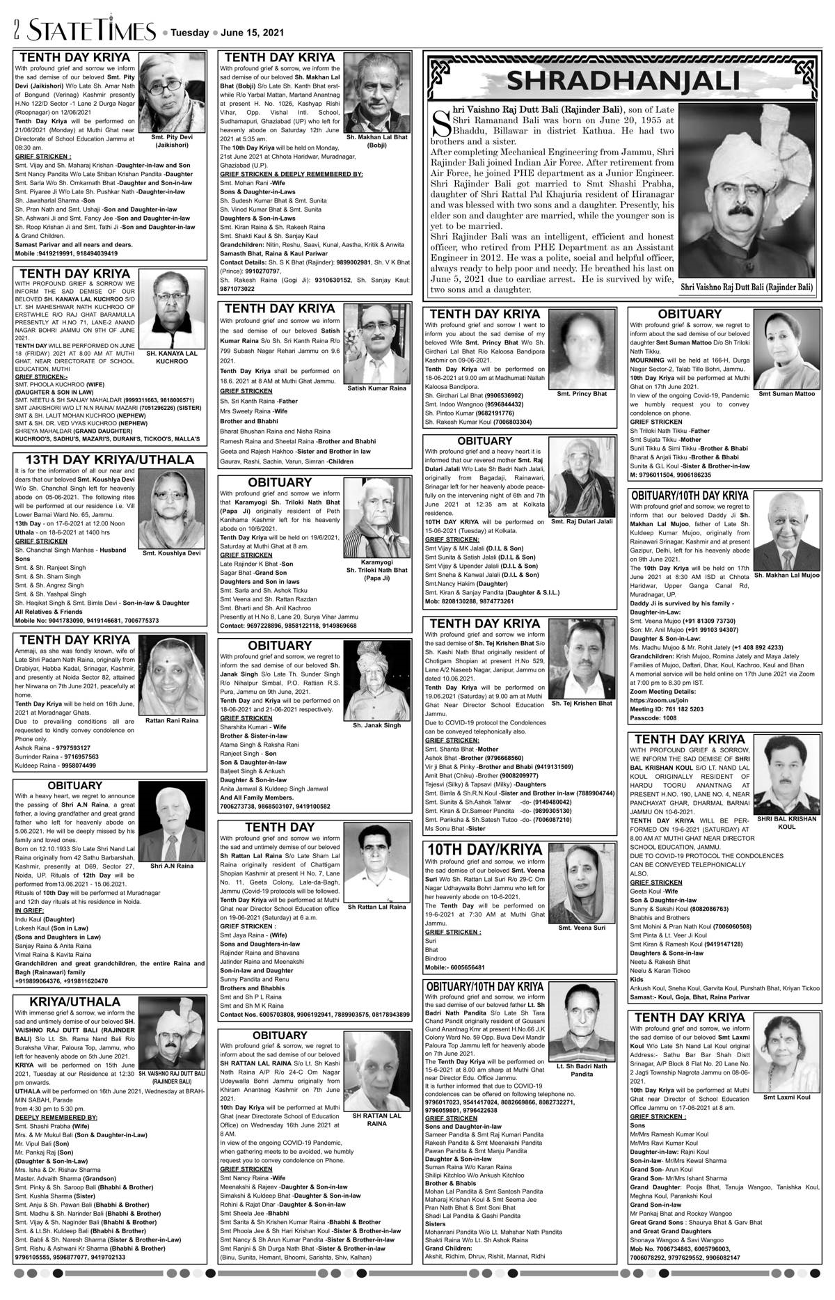 State Times: ePaper, Newspaper, Jammu News Paper, Newspaper in English,  Kashmir English Newspaper, StateTimes